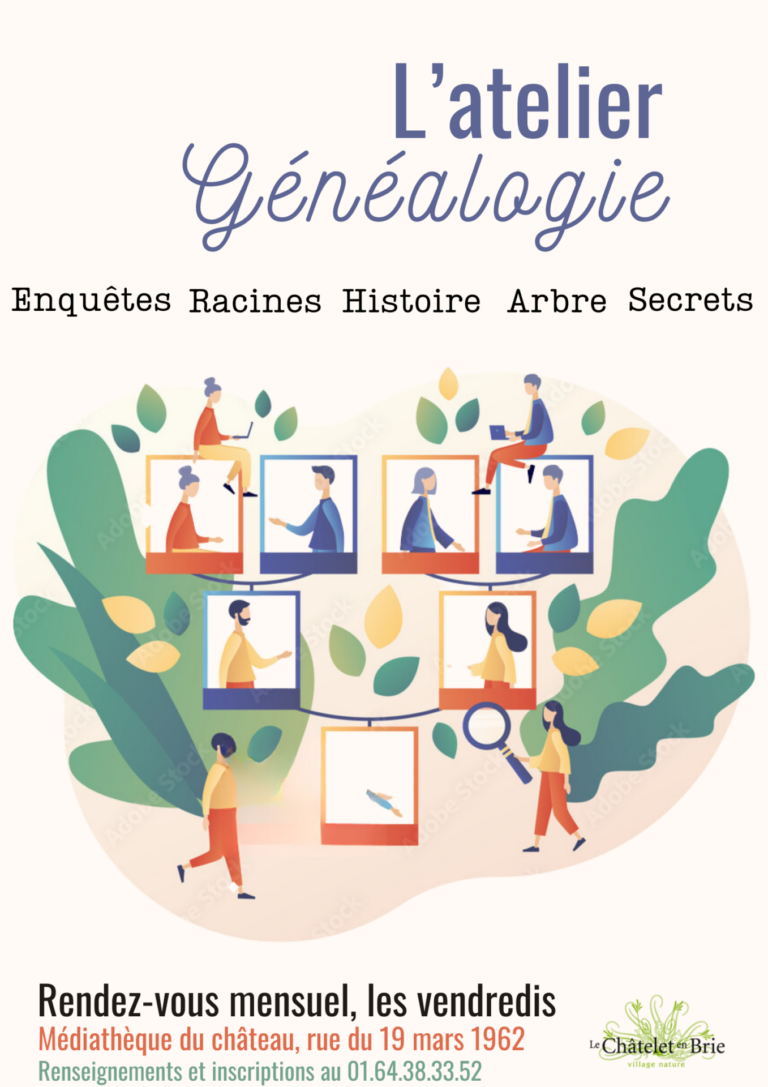 Atelier de généalogie au Châtelet-en-Brie