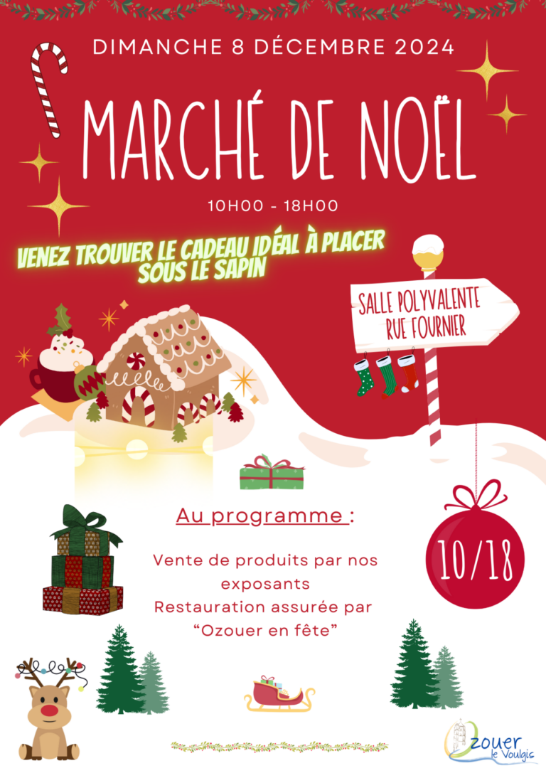 Marché de Noël à Ozouer-le-Voulgis