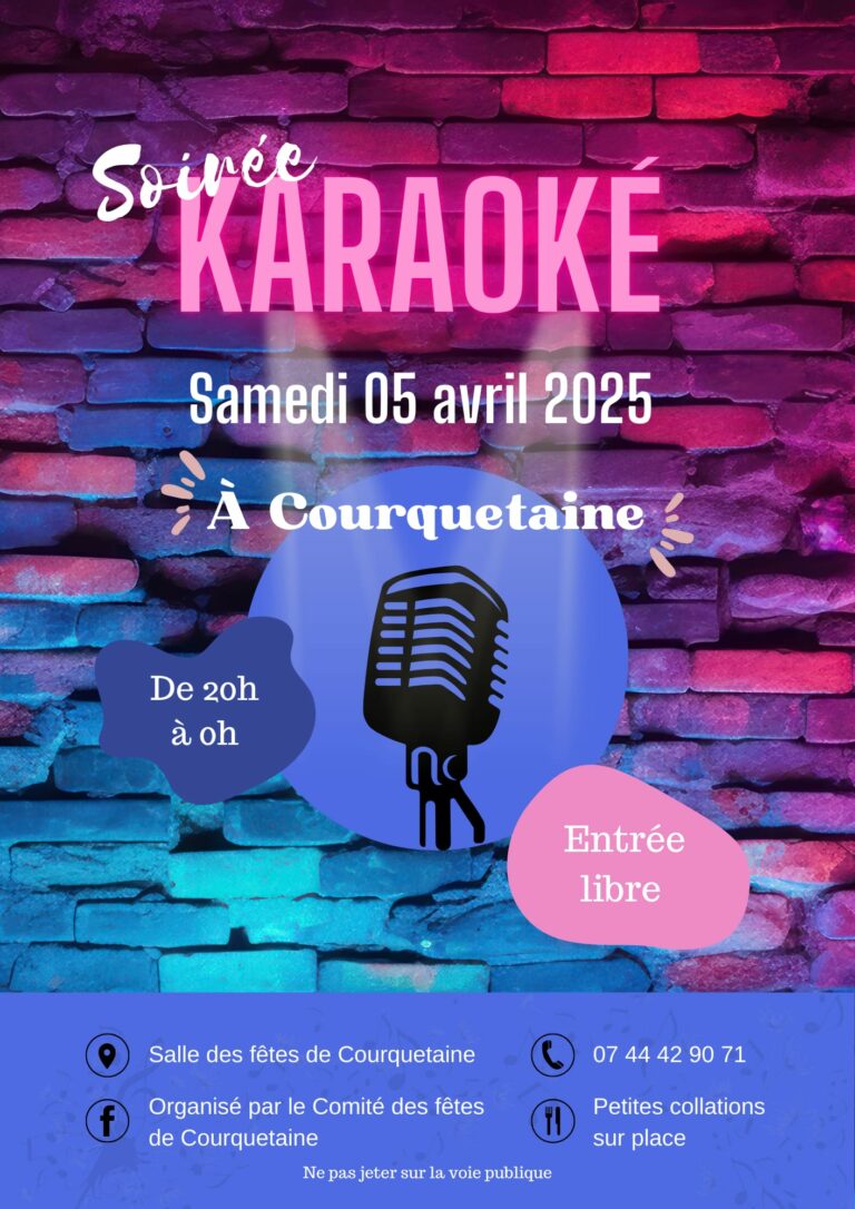 Karaoké à Courquetaine